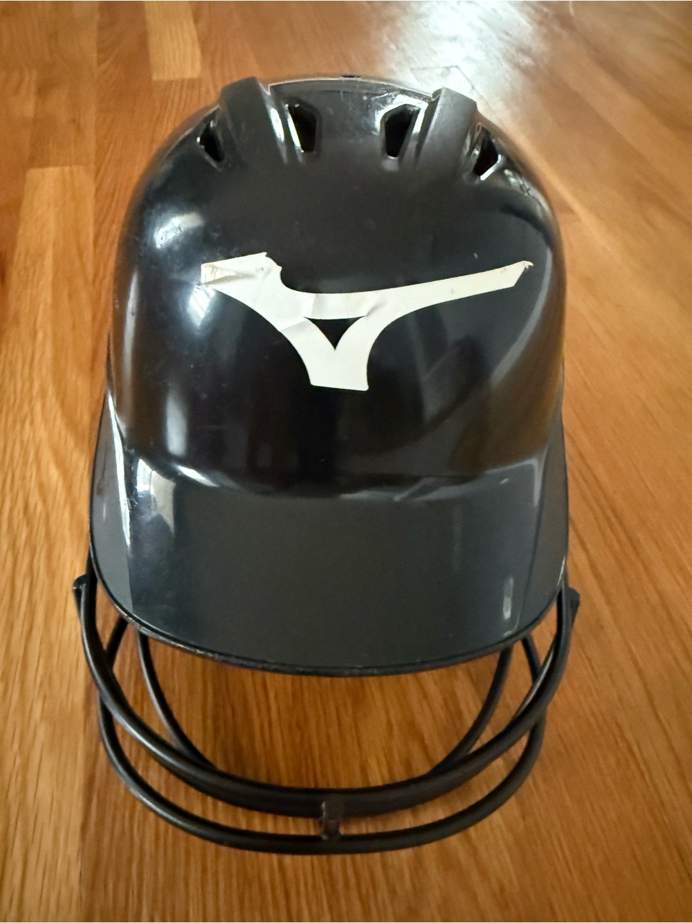 Mizuno Youth MVP Series Black Helmet with Fastpitch Face Mask